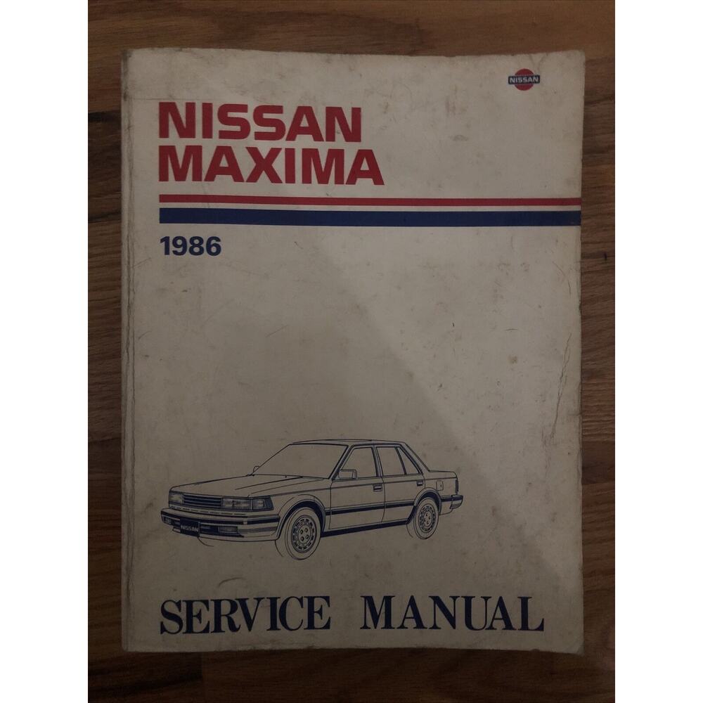 1987 First Revision Nissan Maxima Factory Service Manual Model U11 Series